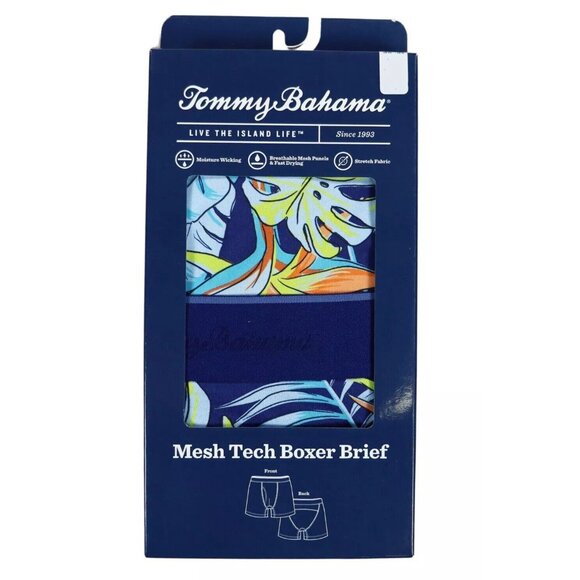Tommy Bahama Mesh Tech Stretch Boxer Brief Men's Underwear NWT Tropical Multi - Picture 1 of 1
